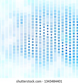 Light BLUE vector texture in rectangular style. Abstract gradient illustration with colorful rectangles. Template for cellphones.