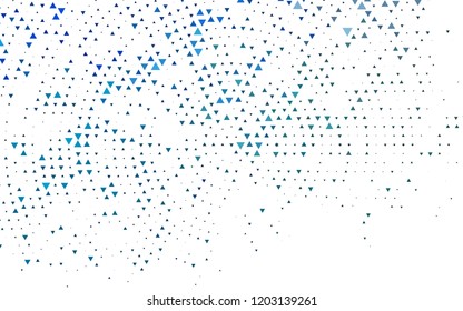 Light BLUE vector texture in triangular style. Decorative design in abstract style with triangles. Pattern can be used for websites.