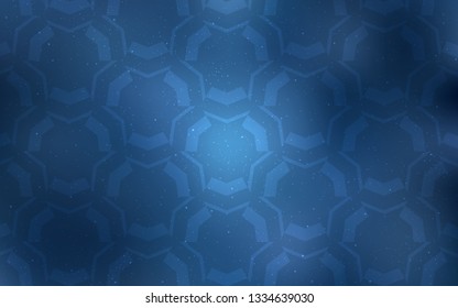 Light BLUE vector texture with wry lines. Colorful abstract illustration with gradient lines. Elegant pattern for a brand book.