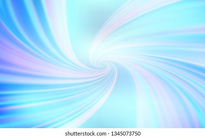 Light BLUE vector texture with wry lines. Colorful illustration in abstract style with gradient. Brand new design for your ads, poster, banner.