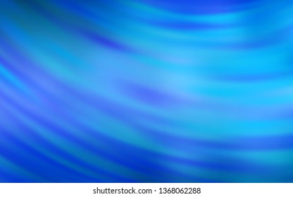 Light BLUE vector texture with wry lines. Colorful illustration in simple style with gradient. Pattern for your business design.