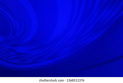 Light BLUE vector texture with wry lines. Glitter abstract illustration with wry lines. Abstract style for your business design.