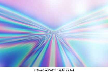 Light BLUE vector texture with wry lines. A sample with colorful lines, shapes. A completely new template for your design.