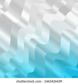 Light BLUE vector texture with wry lines. Colorful illustration in circular style with lines. Best design for your posters, banners.