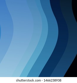 Light BLUE vector texture with wry lines. Gradient illustration in simple style with bows. Pattern for websites, landing pages.