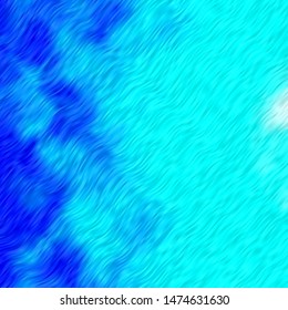 Light BLUE vector texture with wry lines. Bright illustration with gradient circular arcs. Smart design for your promotions.