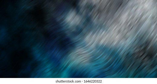 Light BLUE vector texture with wry lines. Illustration in abstract style with gradient curved.  Template for cellphones.