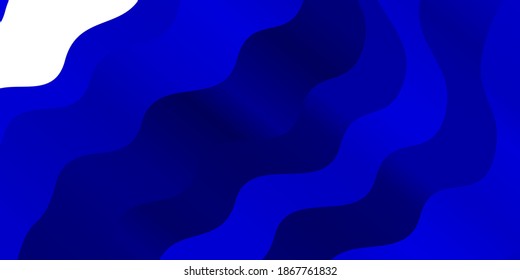 Light BLUE vector texture with wry lines. Gradient illustration in simple style with bows. Pattern for ads, commercials.