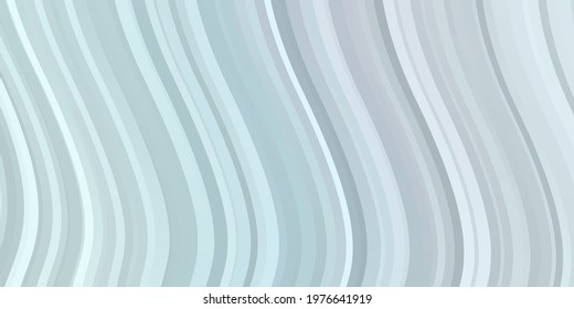 Light BLUE vector texture with wry lines. Bright sample with colorful bent lines, shapes. Template for your UI design.