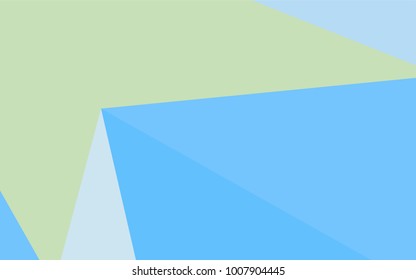 Light BLUE vector triangle mosaic background. Creative illustration in halftone style with gradient. The elegant pattern can be used as part of a brand book.