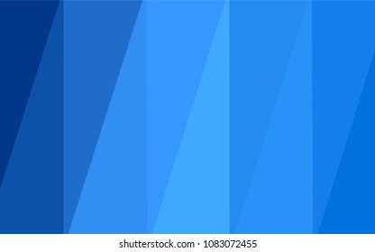 Light BLUE vector triangle mosaic texture. A completely new color illustration in a  polygonal style. Triangular pattern for your business design.