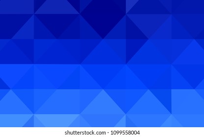 Light BLUE vector triangle mosaic texture. Colorful abstract illustration with triangles. Textured pattern can be used as a background.