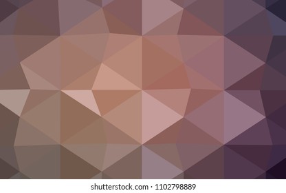 Light BLUE vector triangle mosaic template. Polygonal abstract illustration with gradient. A new texture for your design.