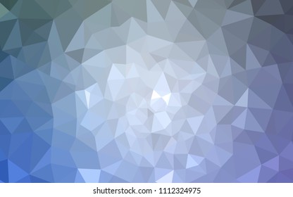 Light BLUE vector triangle mosaic texture. Shining colorful illustration with triangles. Pattern for a brand book's backdrop.