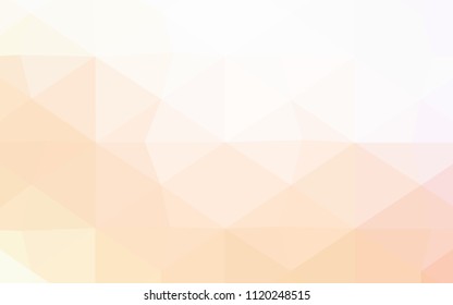 Light BLUE vector triangle mosaic texture. Glitter abstract illustration with an elegant design. The template for cell phone's backgrounds.