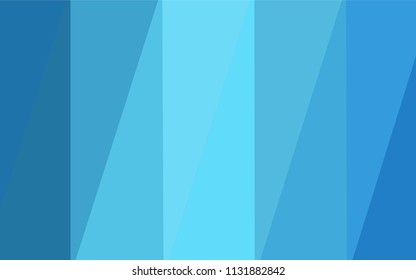 Light BLUE vector triangle mosaic texture. Colorful illustration in polygonal style with gradient. A completely new design for your business.