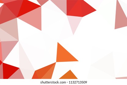 Light BLUE vector triangle mosaic texture. Shining polygonal illustration, which consist of triangles. Brand new design for your business.