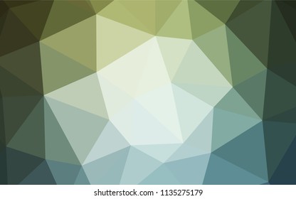 Light BLUE vector triangle mosaic texture. A sample with polygonal shapes. A new texture for your web site.