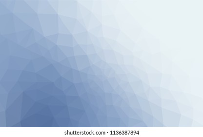 Light BLUE vector triangle mosaic texture. Colorful illustration in polygonal style with gradient. Brand new design for your business.