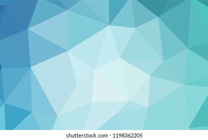 Light BLUE vector triangle mosaic texture. Shining colorful illustration with triangles. Best triangular design for your business. Light BLUE vector triangle mosaic texture. Shining colorful illustration with triangles. Best triangular design for your business.