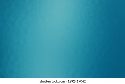 Light BLUE vector triangle mosaic texture. Colorful illustration in abstract style with gradient. Completely new template for your business design.