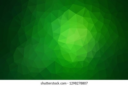 Light BLUE vector triangle mosaic background. Modern abstract illustration with triangles. New template for your brand book.