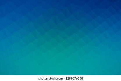 Light BLUE vector triangle mosaic texture. An elegant bright illustration with gradient. Triangular pattern for your business design.
