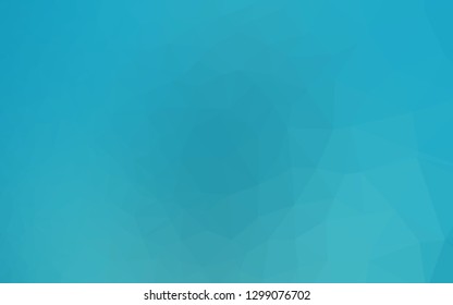 Light BLUE vector triangle mosaic texture. Glitter abstract illustration with an elegant design. Elegant pattern for a brand book.
