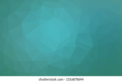 Light BLUE vector triangle mosaic texture. Geometric illustration in Origami style with gradient. The best triangular design for your business.