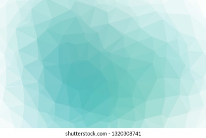 Light BLUE vector triangle mosaic texture. Shining colored illustration in a Brand new style. New texture for your design.