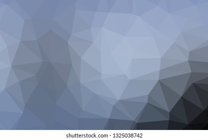 Light BLUE vector triangle mosaic cover. Brand new colorful illustration in with gradient. Completely new design for your business.