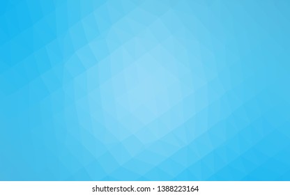 Light BLUE vector triangle mosaic texture. Colorful illustration in Origami style with gradient. Polygonal design for your web site. Light BLUE vector triangle mosaic texture. Colorful illustration in Origami style with gradient. Polygonal design for your web site.