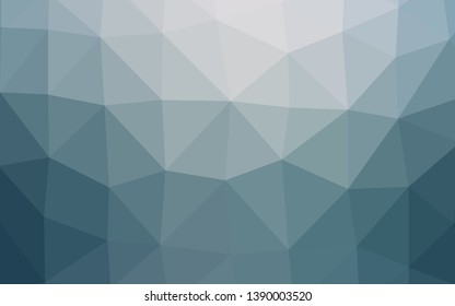 Light BLUE vector triangle mosaic cover. A completely new color illustration in a vague style. Template for your brand book.