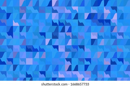 Light BLUE vector triangle mosaic background. Creative illustration in halftone style with gradient. A new texture for your design.