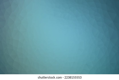 Light BLUE vector triangle mosaic template. Colorful illustration in abstract style with gradient. Template for a cell phone background.