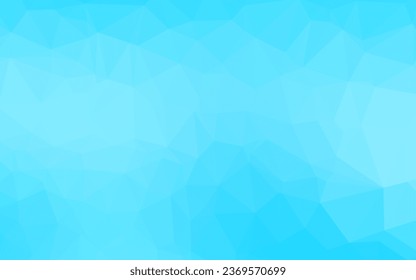 Light BLUE vector triangle mosaic cover. Glitter abstract illustration with an elegant design. Brand new design for your business.
