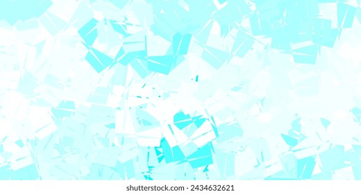 Light blue vector triangle mosaic pattern. Modern abstract illustration with polygonal triangles. Wallpaper for your web apps.
