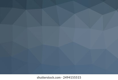 Light BLUE vector triangle mosaic cover. Colorful illustration in abstract style with gradient. Polygonal design for your web site.