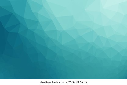 Light BLUE vector triangle mosaic texture. Shining colored illustration in a Brand new style. Triangular pattern for your business design.