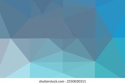 Light BLUE vector triangle mosaic texture. Shining illustration, which consist of triangles. Brand new design for your business.