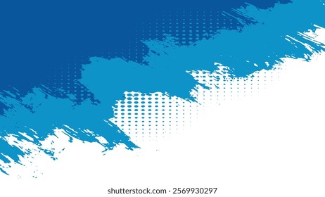 Light Blue, vector triangle mosaic template. Triangular geometric sample with gradient. Template for cover brand book.