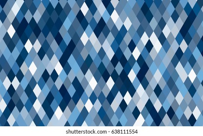 Light BLUE vector triangle mosaic background. Geometric illustration in Origami style with gradient.  Triangular pattern for your business design.