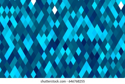 Light BLUE vector triangle mosaic background. Modern geometrical abstract illustration with gradient. Brand-new design for your business.