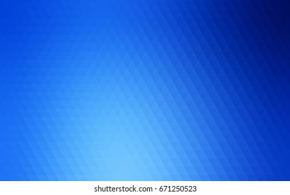 Light BLUE vector triangle mosaic pattern. Shining illustration, which consist of triangles. The template can be used as a background for cell phones.