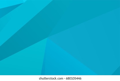 Light BLUE vector triangle mosaic background. Creative illustration in halftone style with gradient. The polygonal design can be used for your web site.