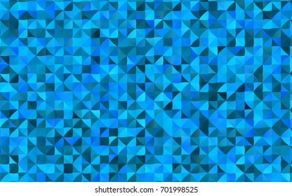 Light BLUE vector triangle mosaic background. Geometric illustration in Origami style with gradient.  The best triangular design for your business.