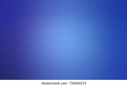 Light BLUE vector triangle mosaic pattern. Brand-new colored illustration in blurry style with gradient. The completely new template can be used for your brand book.