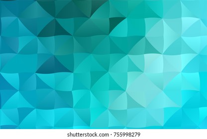 Light BLUE vector triangle mosaic background. A sample with polygonal shapes. Triangular pattern for your business design.