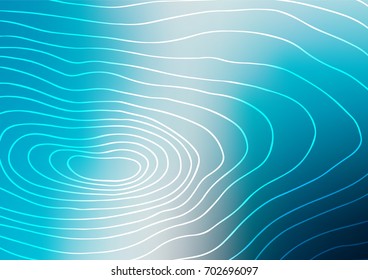 Light BLUE vector zentangle elegant background. A vague abstract illustration with doodles in Indian style. A completely new template for your business design.