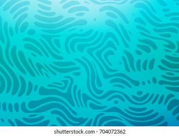 Light BLUE vector zentangle elegant template. Modern geometrical abstract illustration with doodles. The textured pattern can be used for website.